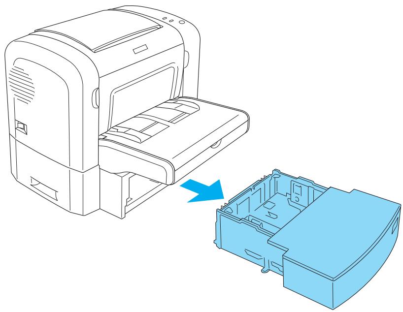 EPSON EPL-6200L - Bourrage papier — Unité papier A4 inférieure de 500 feuilles (EPL-6200 uniquement) - 2
