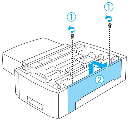 EPSON EPL-6200L - Installation de l'unité recto verso - 1
