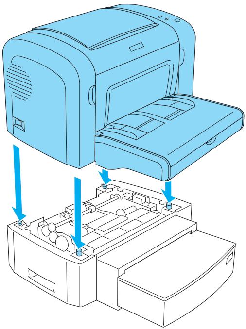 EPSON EPL-6200L - Installation de l'unité recto verso - 3