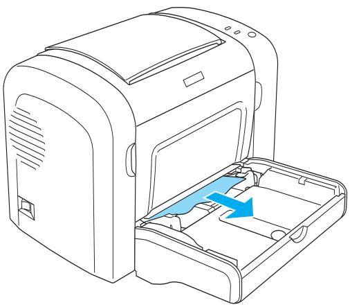 EPSON EPL-6200L - Bourrage papier — Fente d'alimentation manuelle (EPL-6200 uniquement) - 3