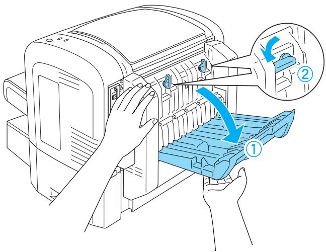 EPSON EPL-6200L - Installation de l'unité recto verso - 7