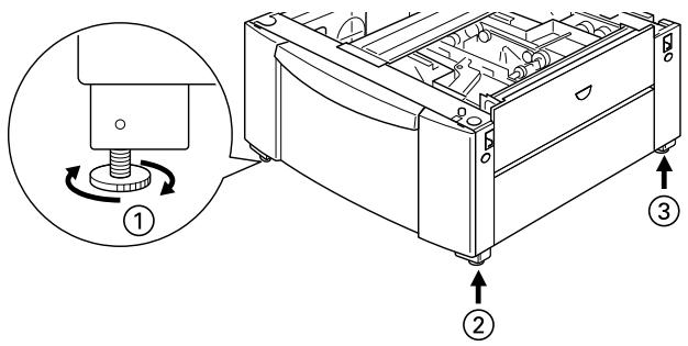 EPSON EPL-N2700 - Installation de l'unité de papier à grande capacité - 2