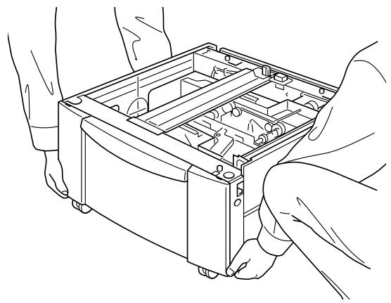 EPSON EPL-N2700 - Installation de l'unité de papier à grande capacité - 1