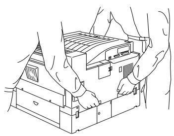 EPSON EPL-N2700 - Installation de l'unité de papier à grande capacité - 5