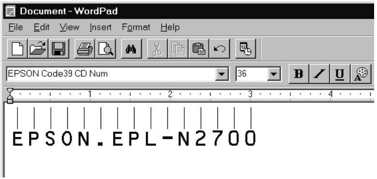 EPSON EPL-N2700 - Note : - 1