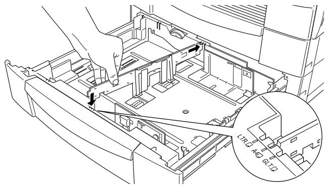 EPSON EPL-N2700 - Chargement du papier dans la cassette inférieure - 4