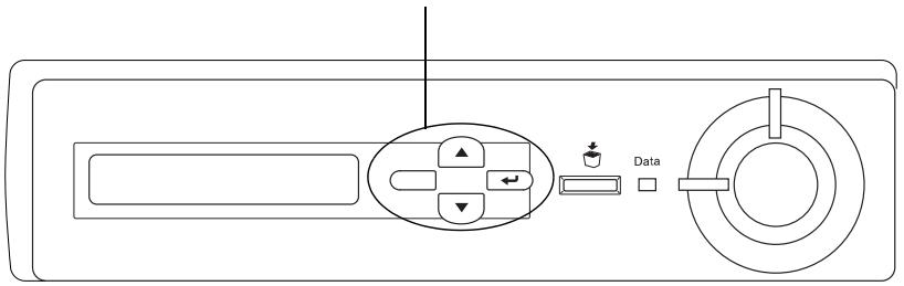 EPSON ACULASER C8600 - Accès aux menus du panneau de contrôle - 1