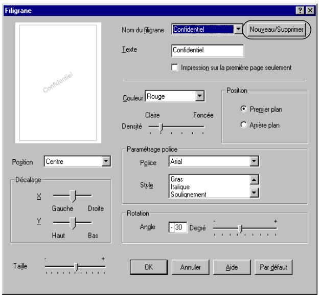 EPSON ACULASER C8600 - Création d'un filigrane - 1