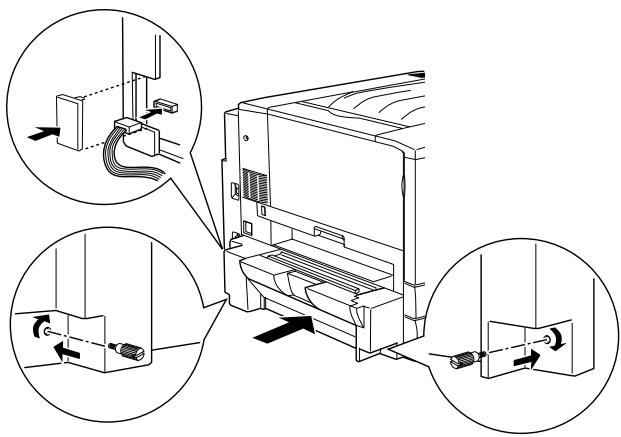EPSON ACULASER C8600 - Installation de l'unité recto verso - 6