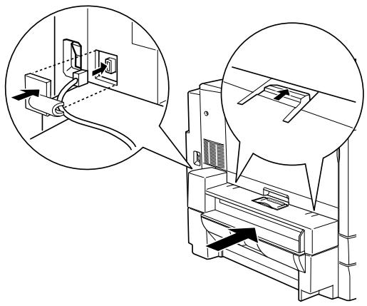 EPSON ACULASER C8600 - Installation de l'unité recto verso - 7