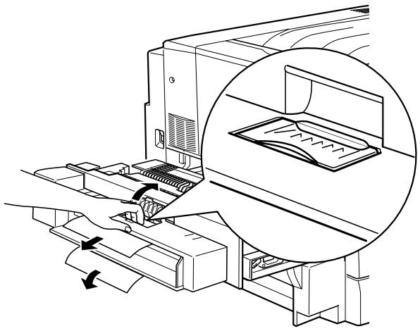 EPSON ACULASER C8600 - Bourrage papier au niveau du capot B (Bourrage B) - 5