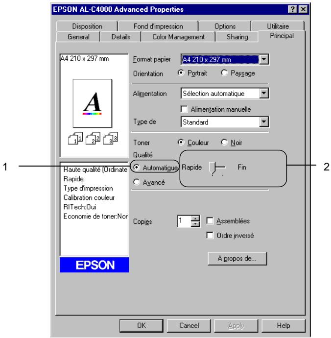 EPSON ACULASER C8600 - Remarque : - 1