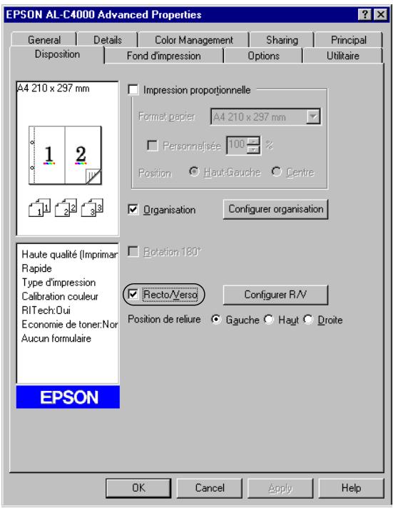 EPSON ACULASER C8600 - Remarque : - 1