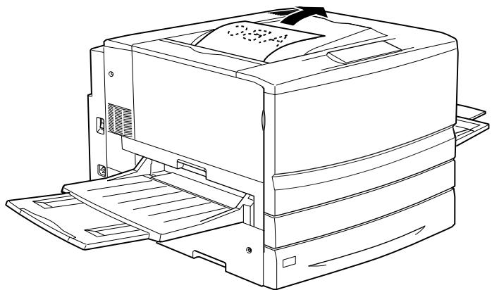 EPSON ACULASER C8600 - Bac de sortie face dessous - 1