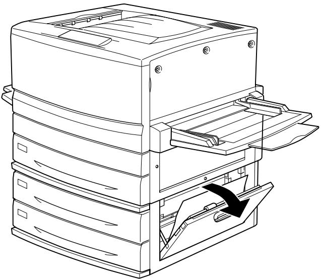 EPSON ACULASER C8600 - Bourrage papier au niveau du capot E (Bourrage E) - 1