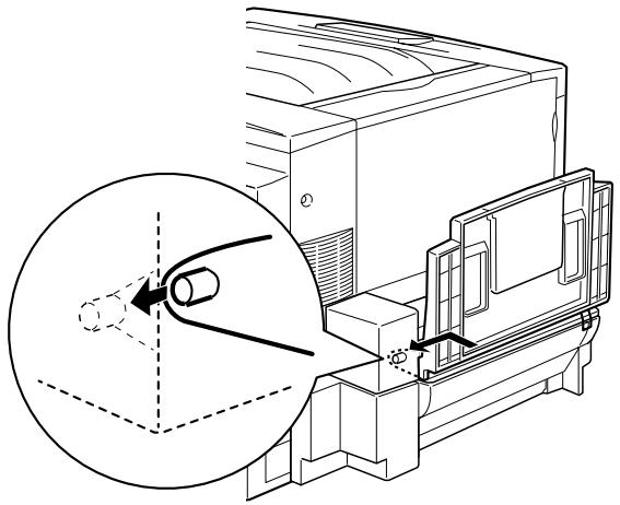 EPSON ACULASER C8600 - Installation de l'unité recto verso - 9
