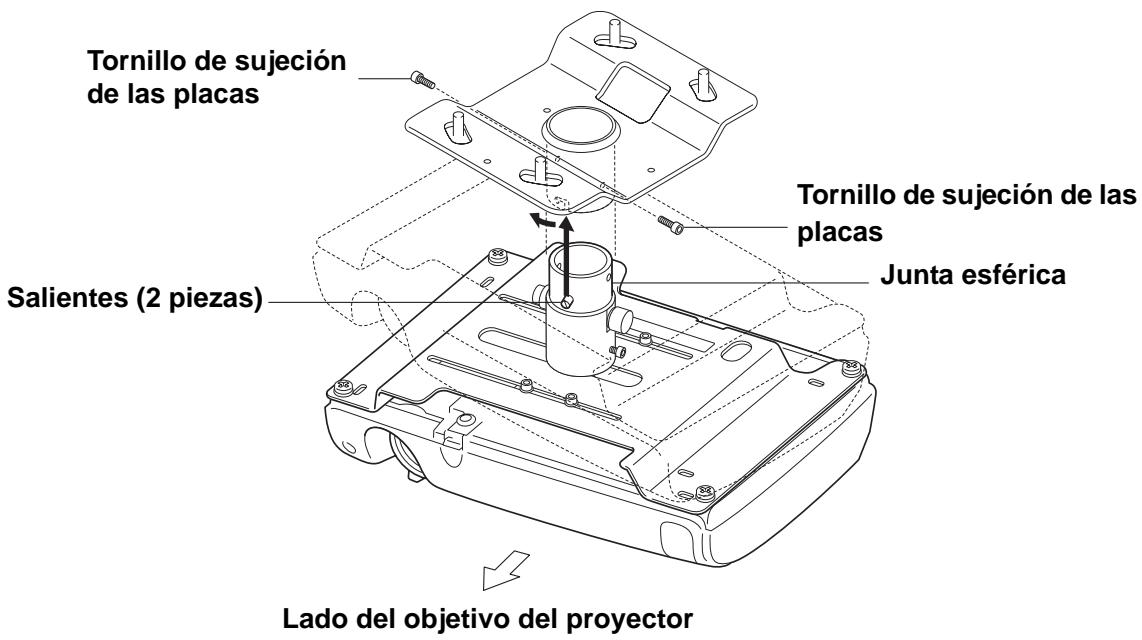 EPSON EPLMB23 - 2-4 Fijación de la placía para el projector a la placía para el techo - 1