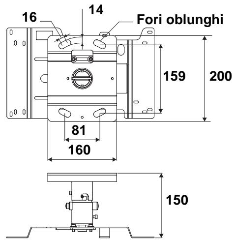 EPSON EPLMB23 - 2-2 Installazione dell'elemento di fissaggio al soffitto alla struttura portante - 2