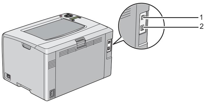 EPSON ACULASER C1750 - Connexion de votre imprimante - 1