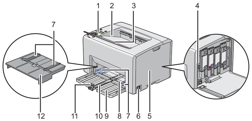 EPSON ACULASER C1750 - Vue avant - 1
