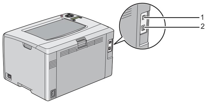 EPSON ACULASER C1750N - Connexion de votre imprimante - 1