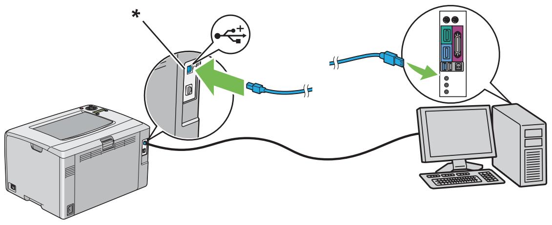 EPSON ACULASER C1750N - Connexion USB - 1