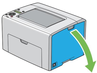 EPSON ACULASER C1750N - Retrait des cartouches de toner - 1