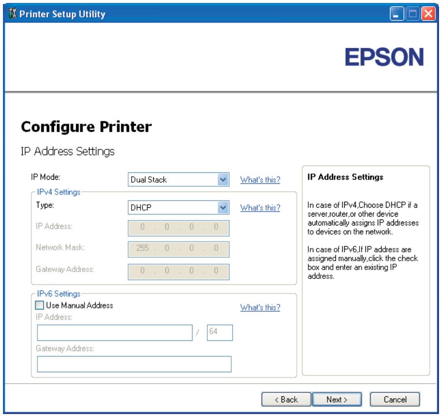EPSON ACULASER C1750N - Utilisation de l'installation basée sur un Assistant pour configurer les paramètres sans fil - 4