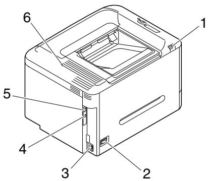 EPSON ACULASER C3900 - Vue arrière - 1