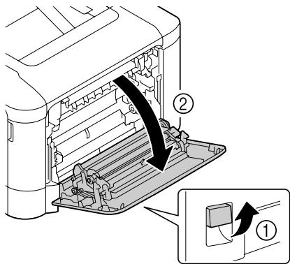 EPSON ACULASER C3900 - Suppression d'un bourrage dans l'unité recto-verse en option (Epson AcuLaser C3900DN uniquely) - 1
