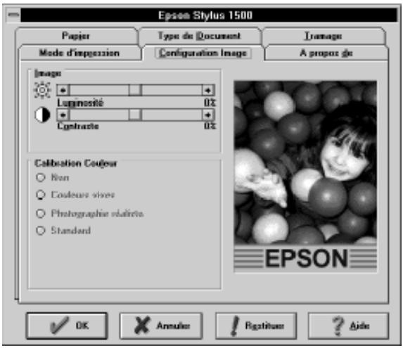 EPSON STYLUS 1500 - Menu Configuration image - 1