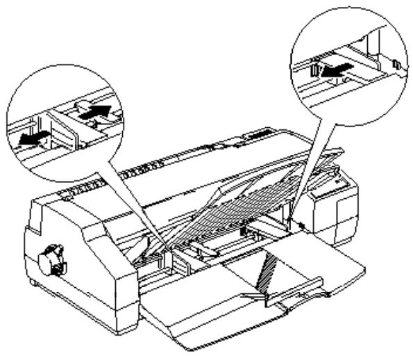 EPSON STYLUS 1500 - Chargement du papier dans le bac d'alimentation - 3