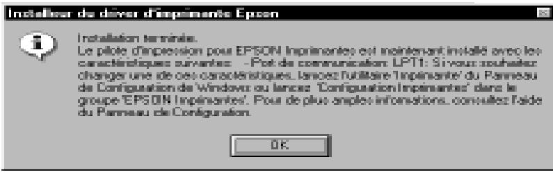 EPSON STYLUS 1500 - Installation du pilote Windows - 3