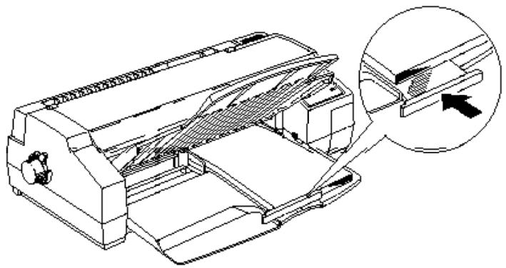 EPSON STYLUS 1500 - Chargement du papier dans le bac d'alimentation - 6
