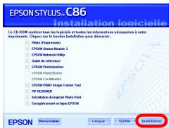 EPSON STYLUS C86 - Pour Windows - 1