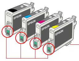 EPSON STYLUS C86 - Installation des cartouches d'encre - 3