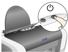 EPSON STYLUS C86 - Installation des cartouches d'encre - 1