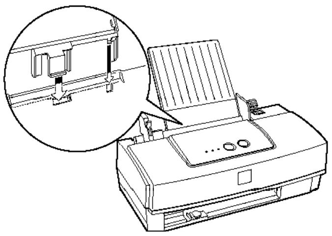 EPSON STYLUS COLOR 300 - Installation du guide-papier - 1