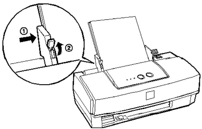EPSON STYLUS COLOR 300 - Chargement du papier ordinaire - 4