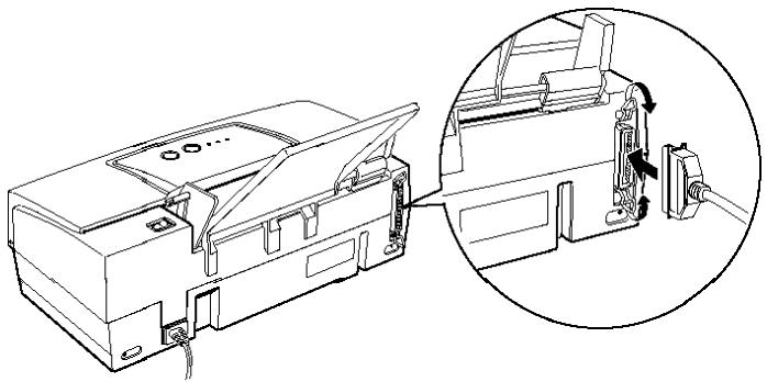 EPSON STYLUS COLOR 300 - Connexion de l'imprimante à votre PC - 1