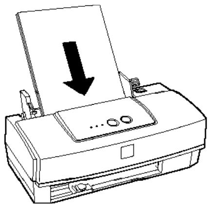 EPSON STYLUS COLOR 300 - Chargement du papier ordinaire - 3