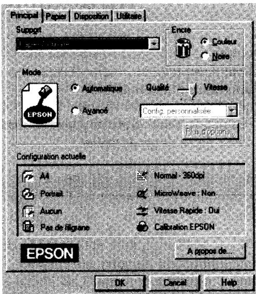 EPSON STYLUS COLOR 440 - Impression - 1