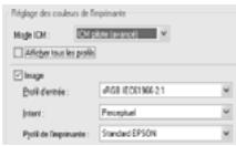 EPSON STYLUS PRO 9450 - Méthodes de gestion des couleurs - 2