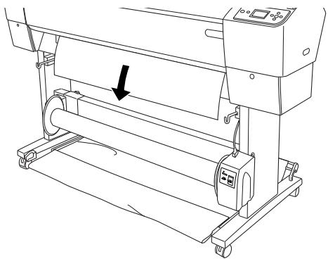 EPSON STYLUS PRO 9450 - Enroulement du papier par l'avant. - 1