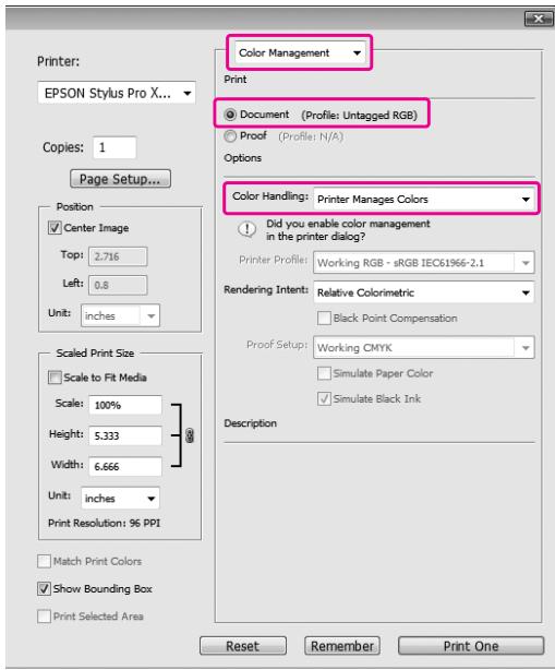 EPSON STYLUS PRO 7900 - Remarque : - 1