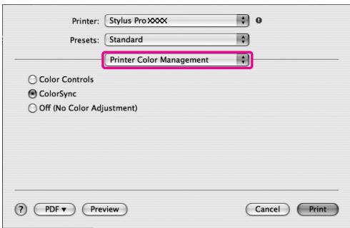 EPSON STYLUS PRO 7900 - Sous Mac OS X 10.3.9 à 10.4 - 1