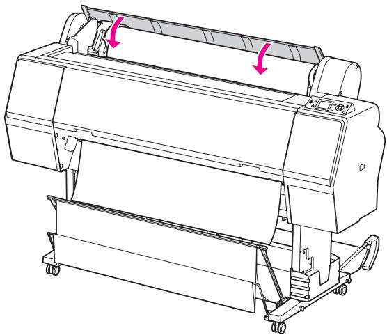 EPSON STYLUS PRO 7900 - Pour déverrouiller le support de l'adaptateur, appuyez fermement sur le support. Déplacez-le ensuite vers la gauche à l'aide de la poignée. - 14