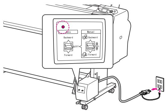 EPSON STYLUS PRO 7900 - Enroulement du papier par l'avant - 1