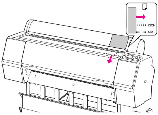 EPSON STYLUS PRO 7900 - Chargement de feuilles simples inférieures au format A3 - 4