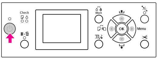 EPSON STYLUS PRO 7900 - Chargement d'une feuille simple au format A3 ou supérieur / papier épais - 1